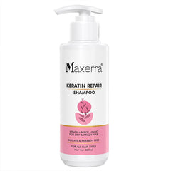 Maxerra Keratin Repair Shampoo for Dry & Frizzy Hair | 300ml