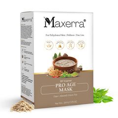 Maxerra Pro Age Mask | Oats, Almond & Green Tea Face Pack 200g
