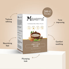 Maxerra Pro Age Mask | Oats, Almond & Green Tea Face Pack 200g