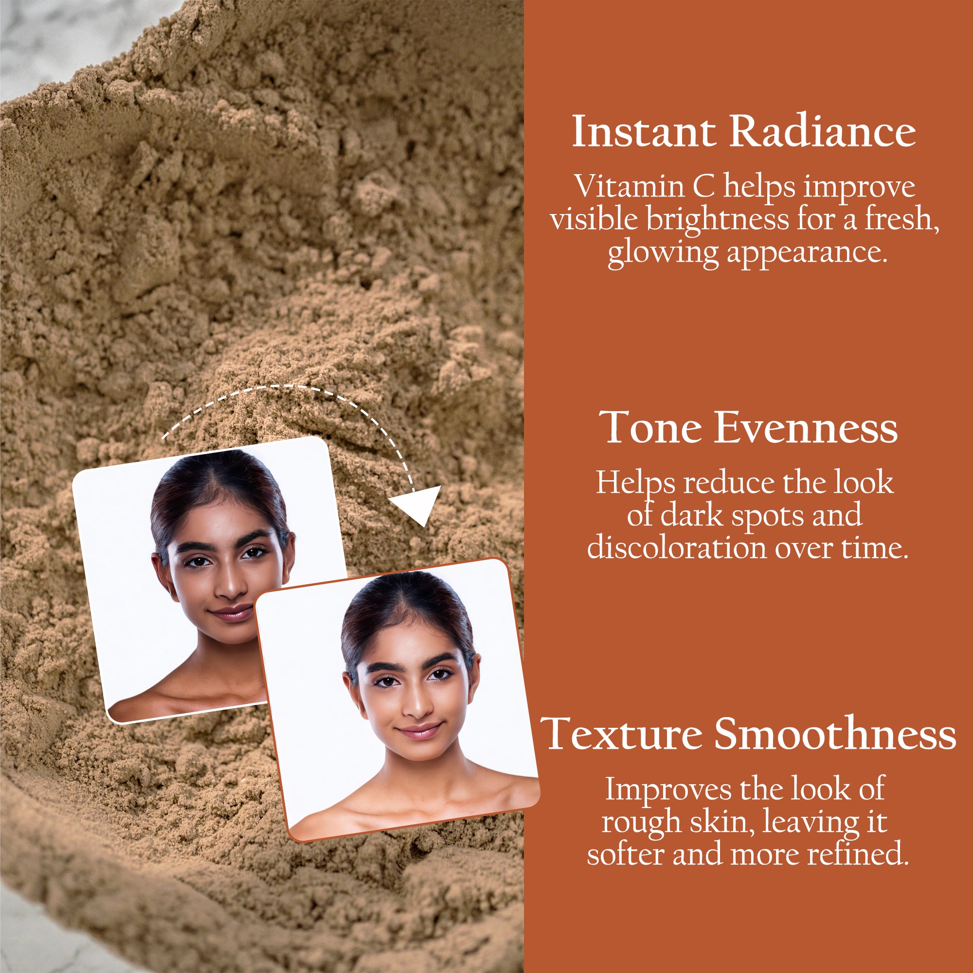 Maxerra Vitamin C Brightening Face Mask | Orange, Lemon & Papaya | 200g