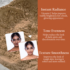 Maxerra Vitamin C Brightening Face Mask | Orange, Lemon & Papaya | 200g