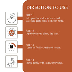 Maxerra Vitamin C Brightening Face Mask | Orange, Lemon & Papaya | 200g
