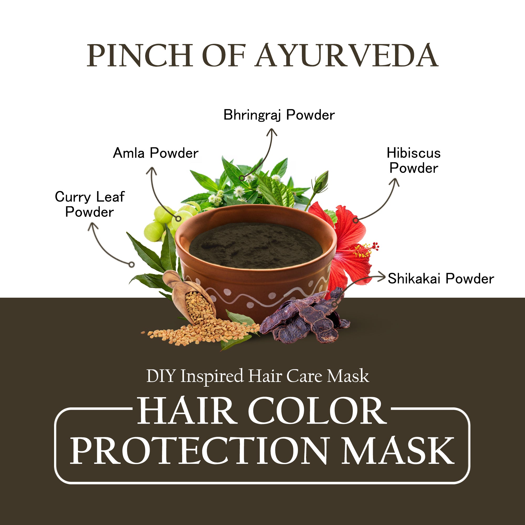 Maxerra Hair Color Protection Mask  Hibiscus, Amla & Bhringraj | 200g