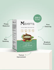 Maxerra Acne Care Mask | Neem, Clay & Liquorice | 200g