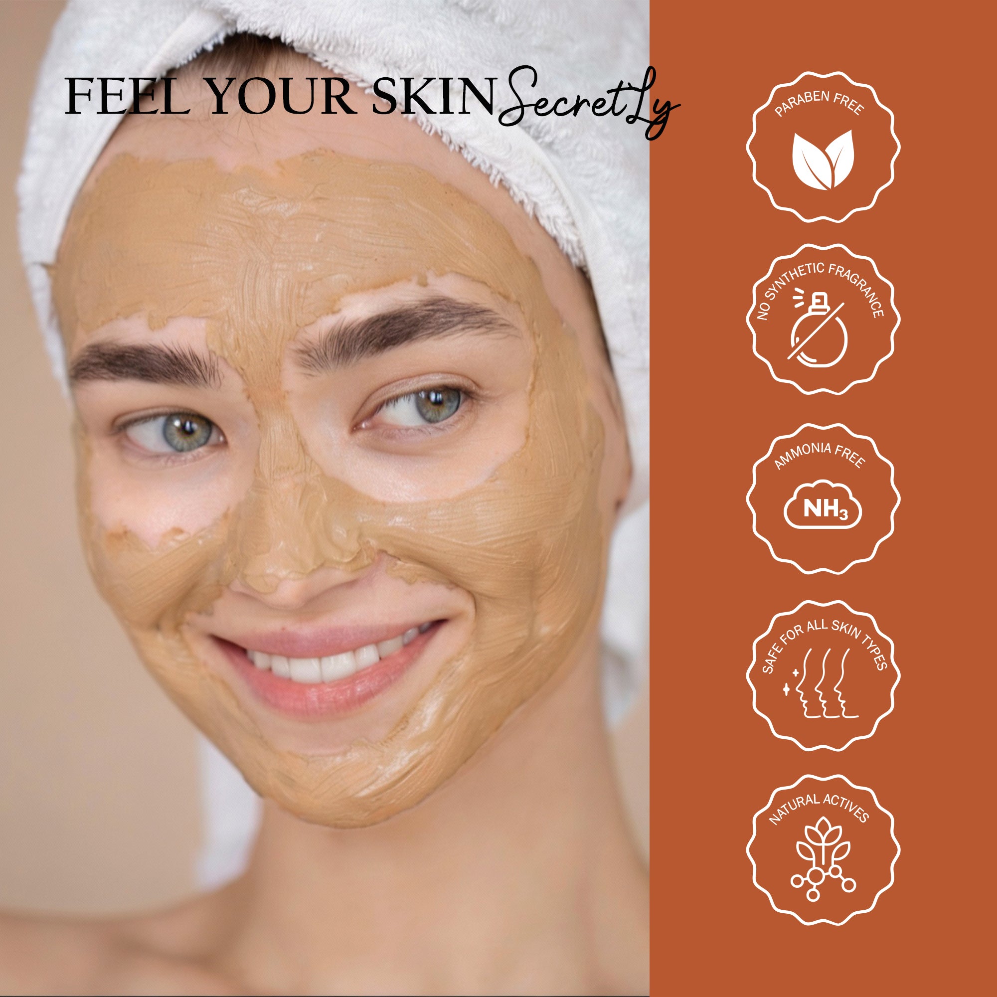 Maxerra Vitamin C Brightening Face Mask | Orange, Lemon & Papaya | 200g