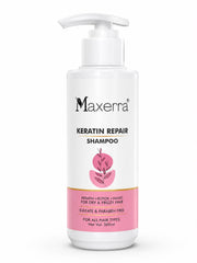 Maxerra Keratin Repair Shampoo for Dry & Frizzy Hair | 300ml