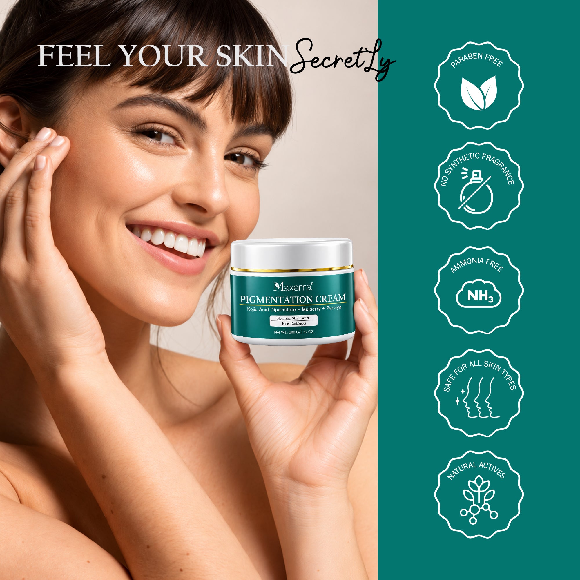 Pigmentation Cream for Dark Spots | Maxerra 100g
